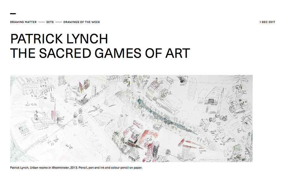 PATRICK LYNCH THE SACRED GAMES OF ART
